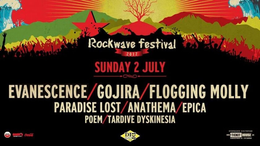 ROCKWAVE Festival, 02.07.17 Evanescence, Gojira plus more acts