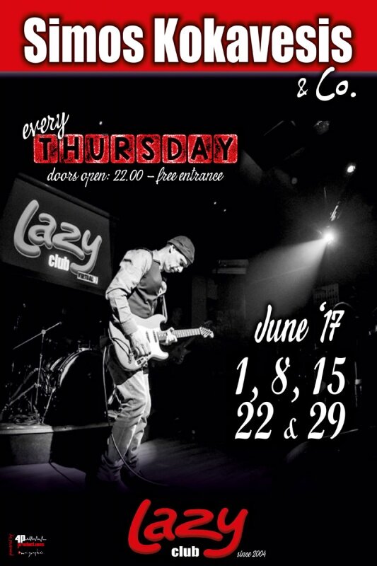 season's out - Simos Kokavesis & Co. #Thursdays @LAZY Club ☆ Ιούνιος 2017